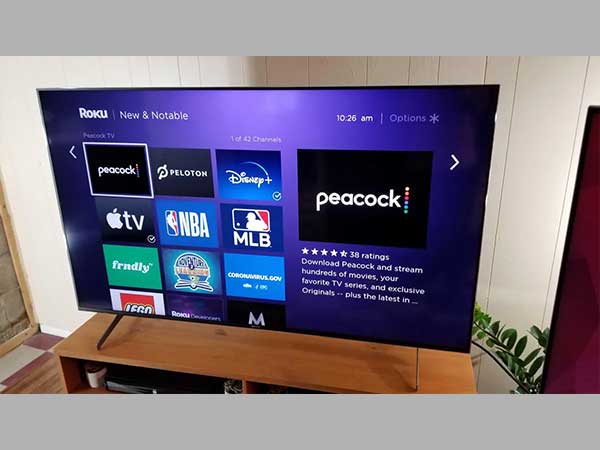 Activation of PeacockTV in Roku device