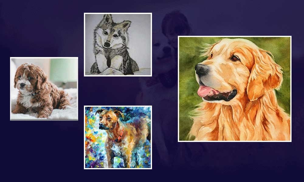 Dog-paintings