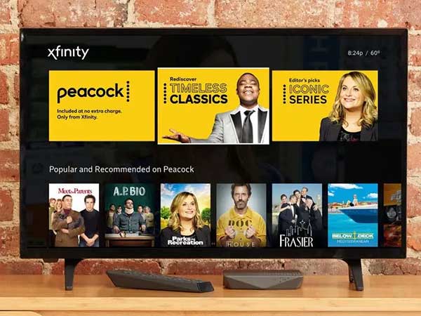 activation of PeacockTv in xfinity flex