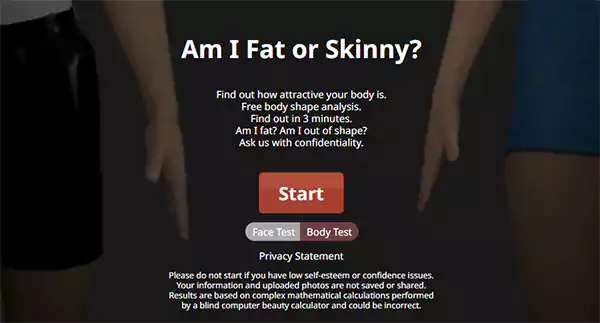 Prettyscale.com Body Test