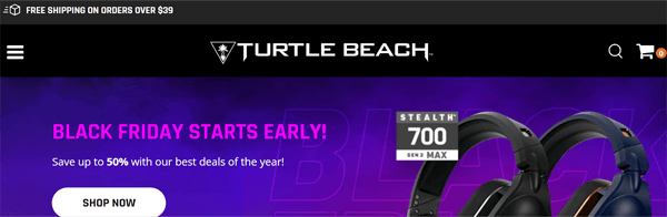 Turtle Beach Website