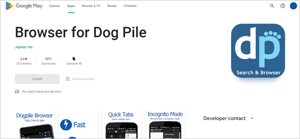 use dogpile on mobile.
