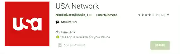 download and install USA networking app