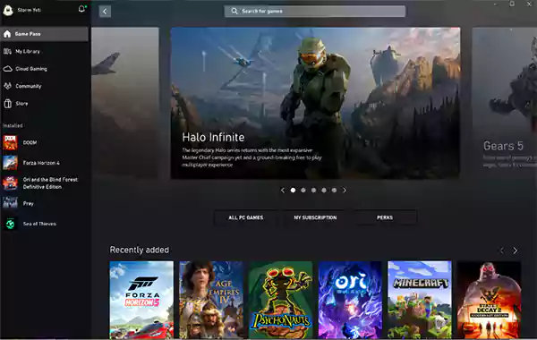 launch the Xbox Store