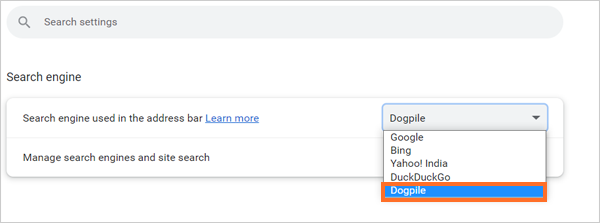 select dogpile.com