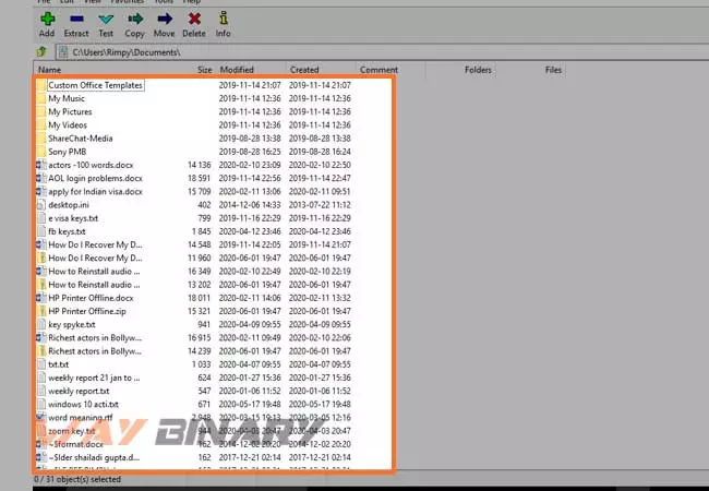 Use The 7-Zip Program To Open The RAR Files Steps - 9