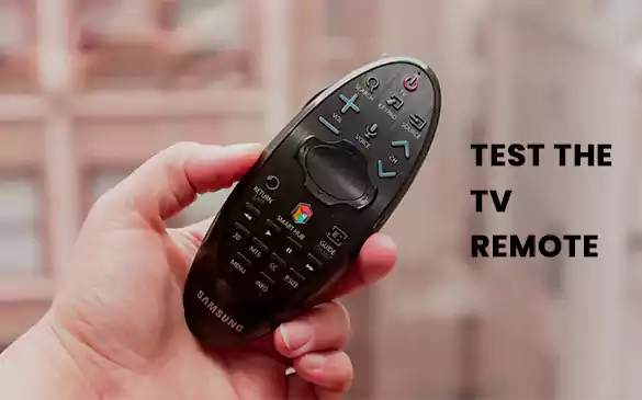 Test the TV Remote