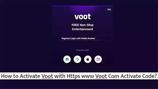 Voot Login Image