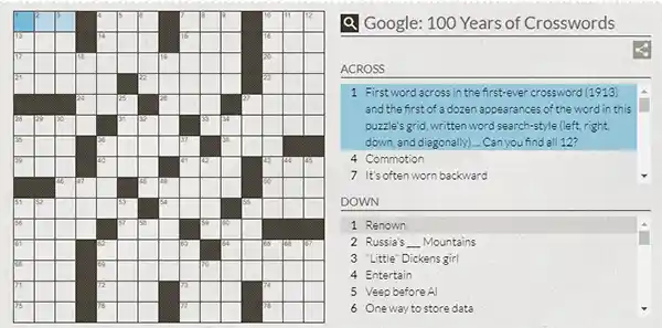 Crossword Doodle Game