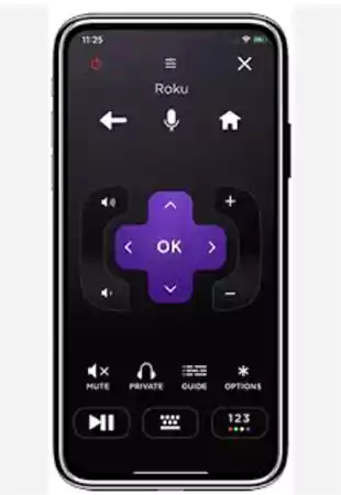 Roku Remote on Phone