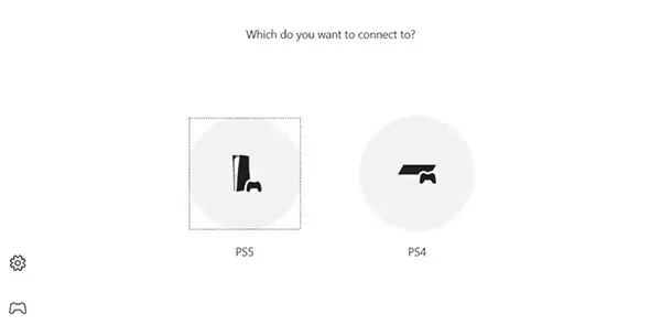 Click on the PS4 Icon