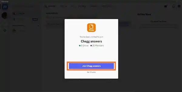 join Chegg answers