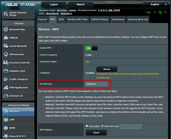 understanding WPS PIN