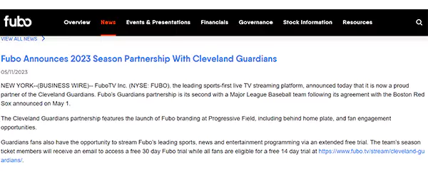 FuboTV News