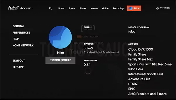 FuboTV content via your\ Xbox One