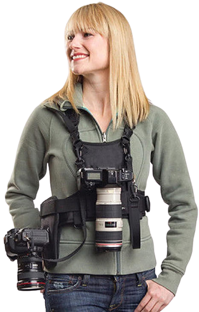 Nicama Dual Camera Strap Multi Carrier Chest Harness Vest