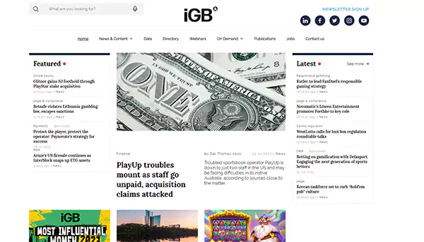 IGB homepage