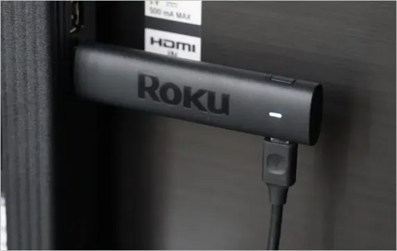 Insert Roku Stick into the HDMI port of your television