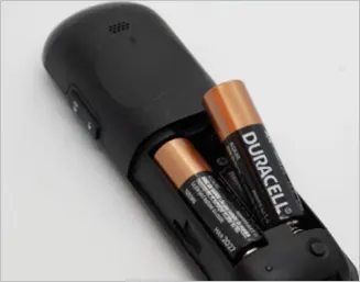 Insert batteries into your Roku remote