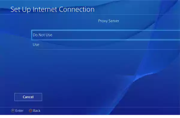 PS4 DNS Set Up Page