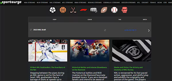 Sportssurge