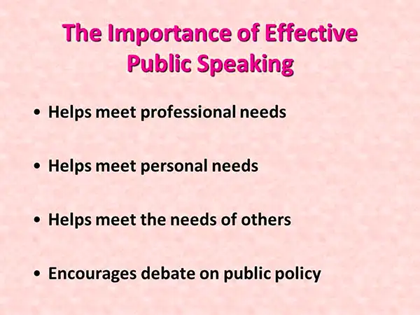 The Importance of Effective Public Speaking