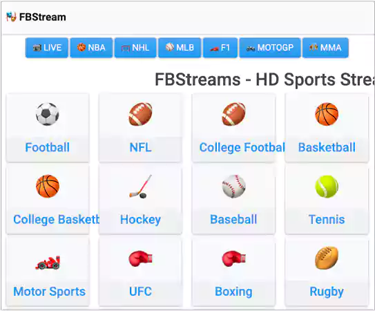FBStream Homepage