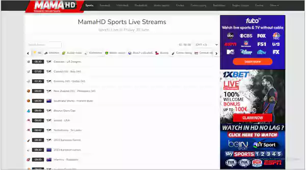 MamaHD homepage