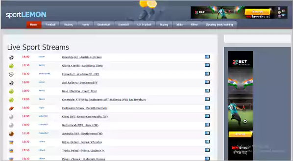 Sportlemon homepage