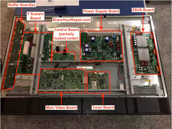 Vizio TV Internal Hardware