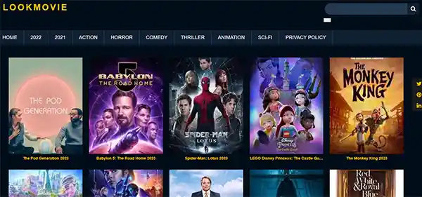 LookMovie Dashboard1