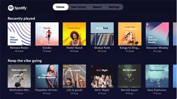 Spotify on Apple TV