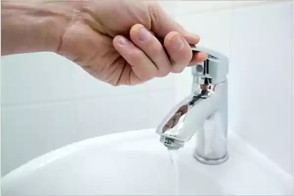 Turning off water taps