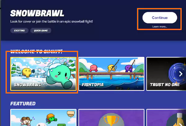 Choose Game Mode