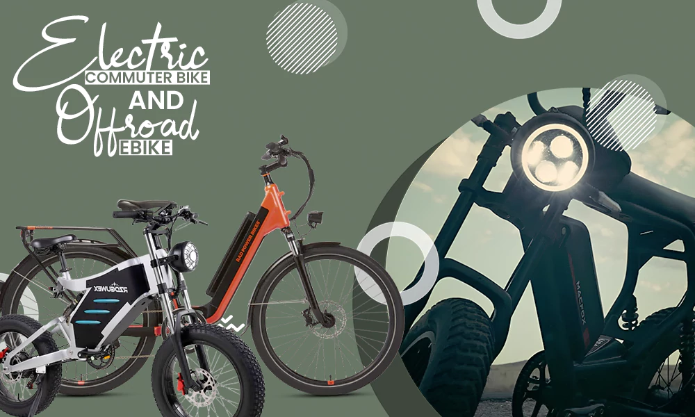 electric commuter bike and offroad ebike