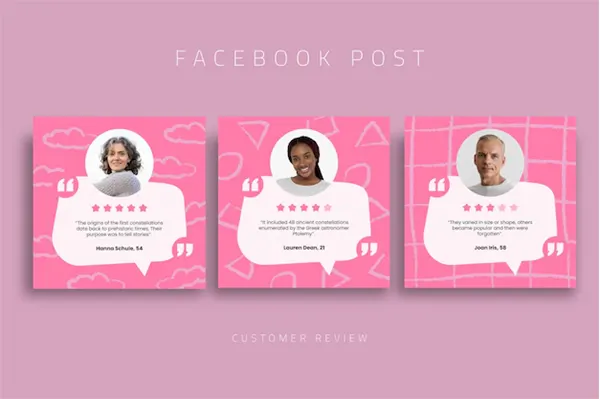 Create a popular social media page to get more reviews