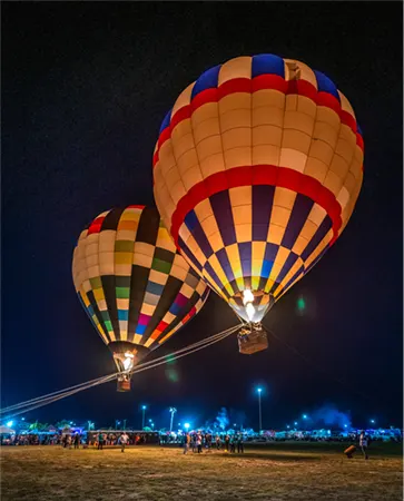 Hot Air Balloon Tethering