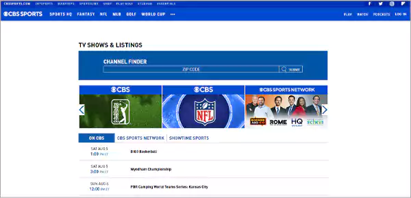 CBS Sports Homepage
