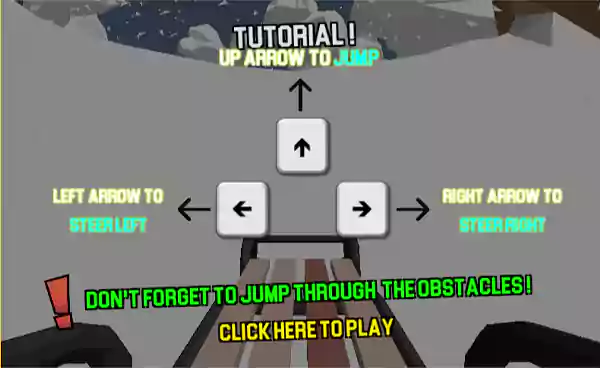 Instructions to Play the Snow Rider 3D
