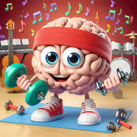 Playing heardle exercises the brain