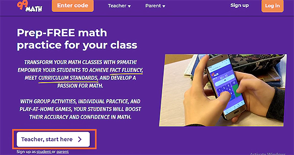 Teacher, start here