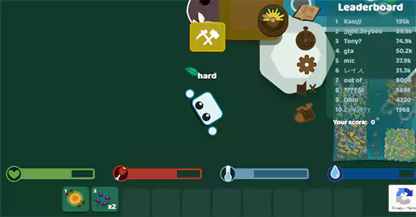 Starve io Interface