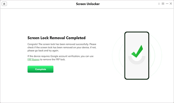 Check access after unlocking